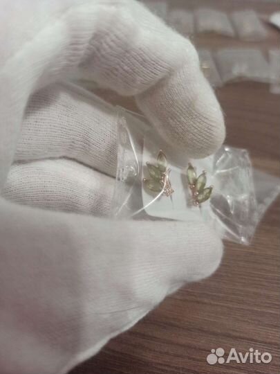 Серьги медицинский сплав, ассортимент