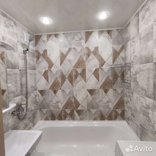 Ремонт Ванной панелями пвх под ключ