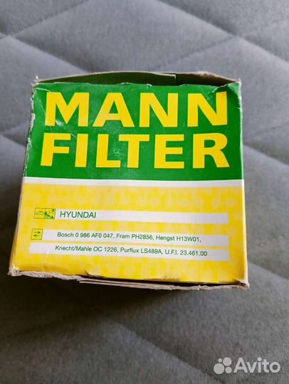 Маслянный фильтр W 811/80, 1248120S01 mann-filter