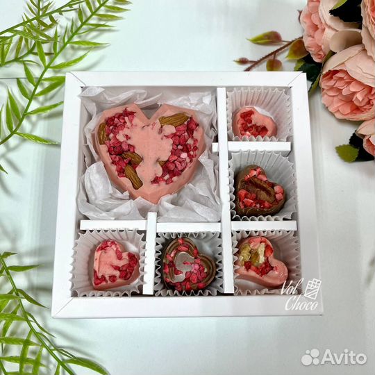 Подарочный набор из бельгийского шоколада конфеты