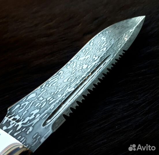 Нож охотничий ручной работы Х12мф подарок для мужа