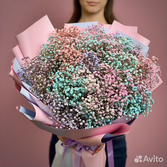 Букет из гипсофилы букеты гиганты доставка