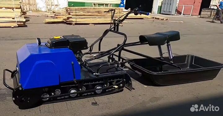 Мотобуксировщик с седельным модулем 15 л.с
