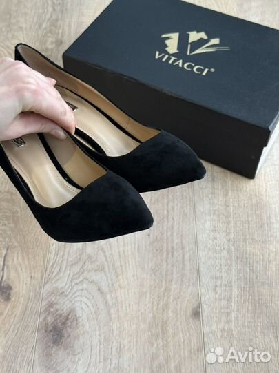 Туфли женские натуральная замша 38