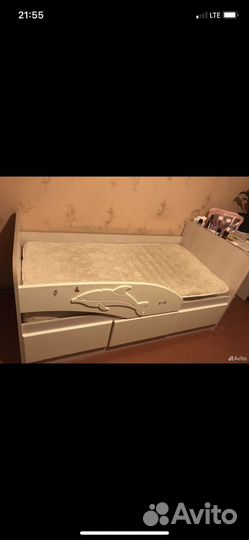 Детская кровать С матрасом