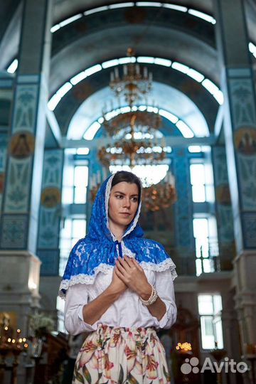 Неспадающий Платок на крещение