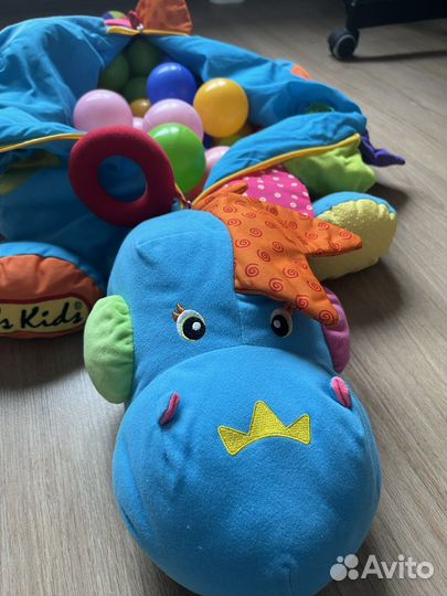 Игрушка бегемот детский развивающий центр boss