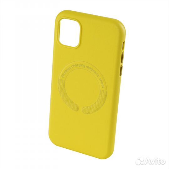 Чехол iPhone 11 кожаный с Magsafe