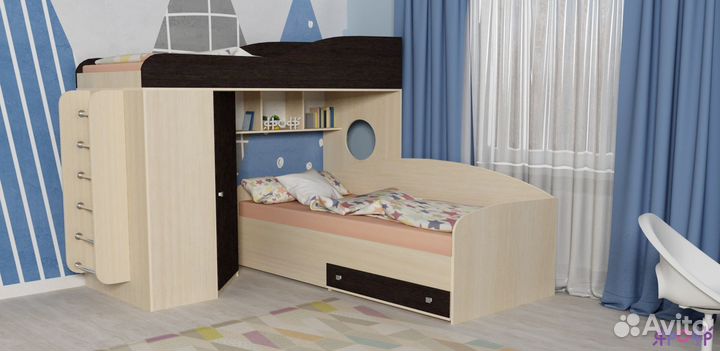 Двухъярусная кровать детская. Новая. Любые цвета