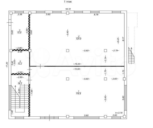 Фитнес-центр от 250 до 509 м²