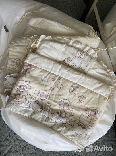 Бортики для детской кроватки