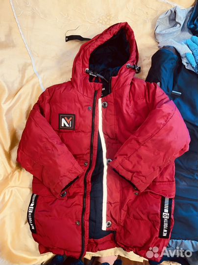 Пакет вещей на мальчика 5-8 лет куртка зимняя и пр