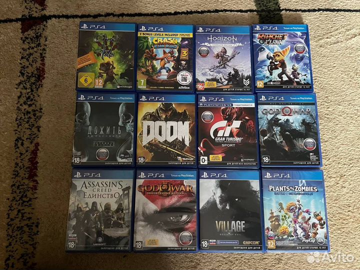 Игры (диски) для Playstation 4