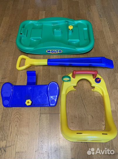 Комплектующие запчасти к машинке каталке Полесье