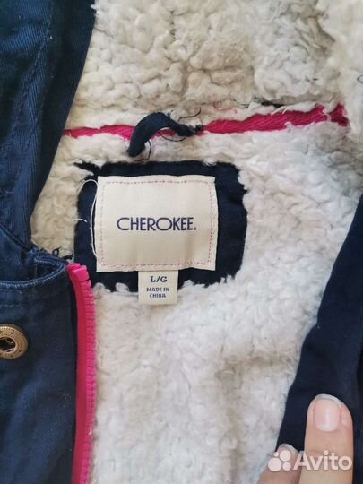 Парка + новые кеды для девочки 140/152 р Cherokee