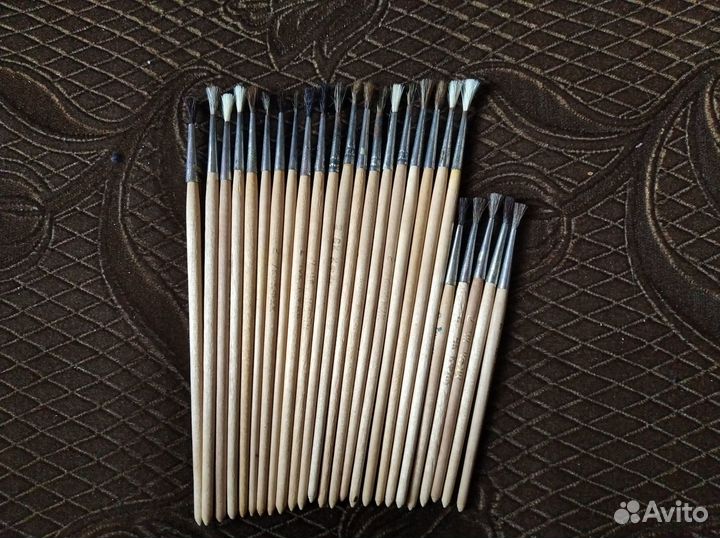 Кисти художественные СССР натуральные кисточки