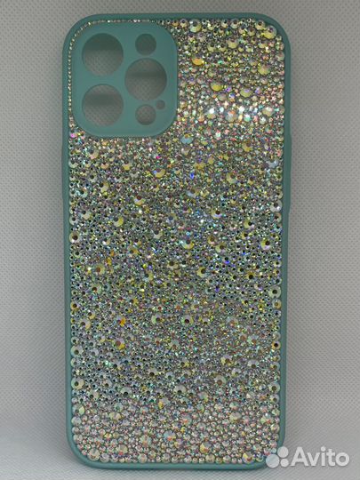 Чехол на iPhone 12 Pro Max со стразами