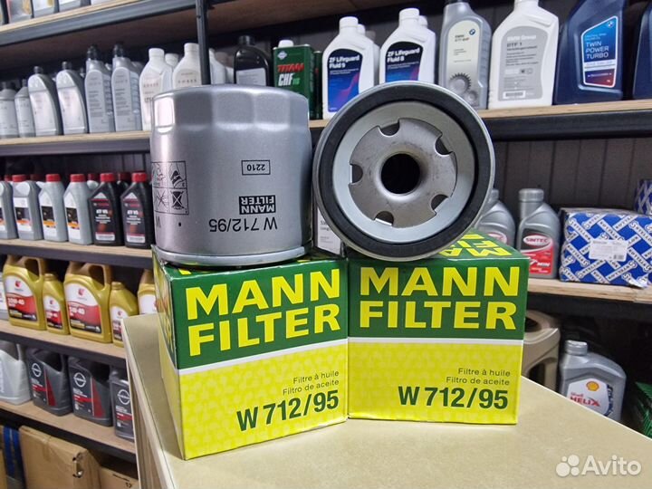 Фильтр масляный mann filter W712/95