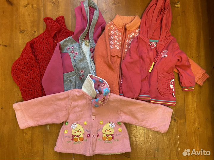Теплые детские кофты