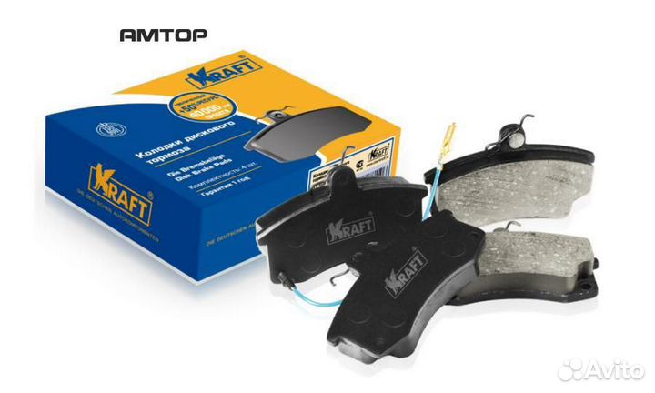 Kraft KT091355 Колодки тормозные ваз 2110 передние