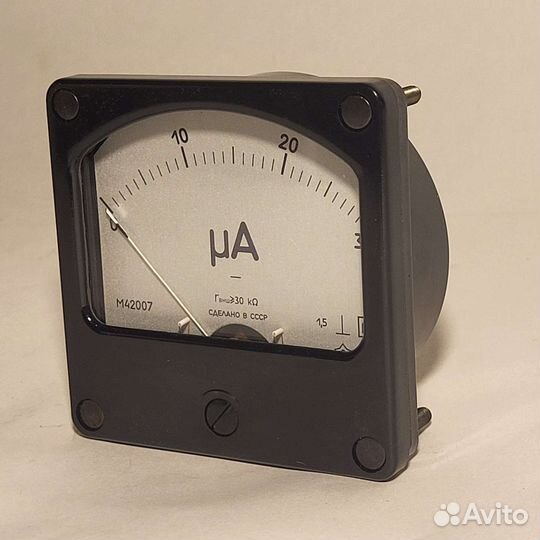 Микроамперметр М42007, 0-30 мА
