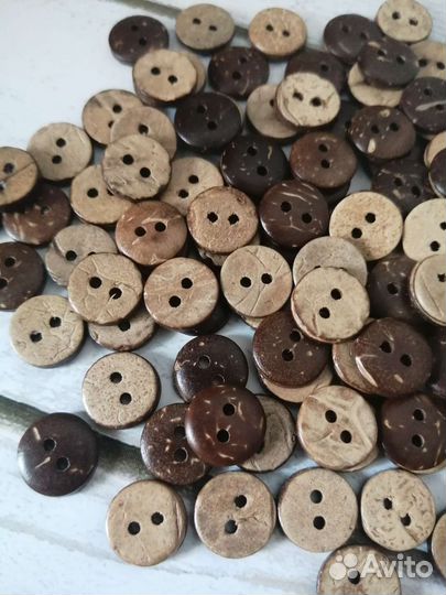 Пуговицы бамбуковые 11 мм