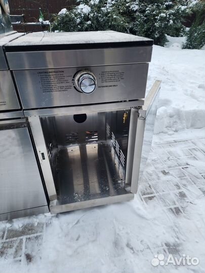 Тумба с инфракрасной газовой горелкой для дачи