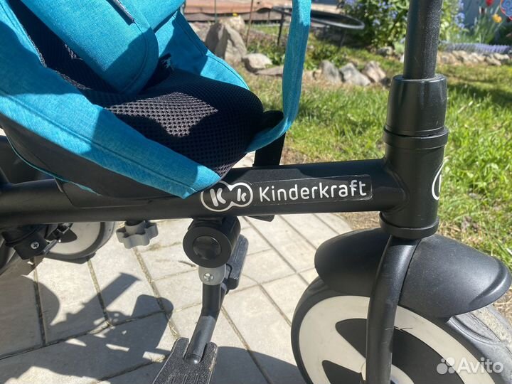 Велосипед- коляска Kinderkraft детский с ручкой