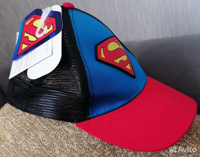 Новая Бейсболка кепка Superman размер 50-52