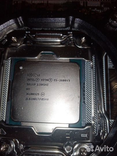 Комплект на xeon e5 2680 v3 ddr4 16g