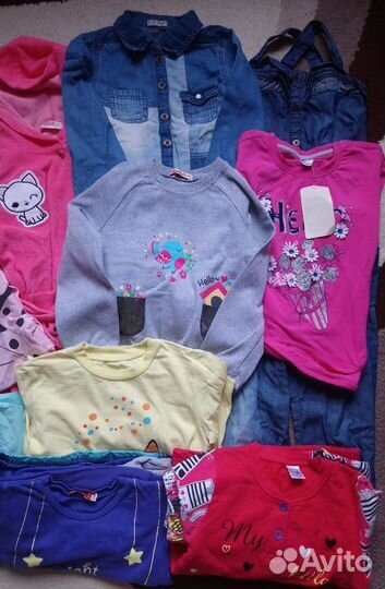 Пакет одежды на девочку 5-6 лет