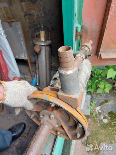 Насос водяной центробежный, двигатель асинхронный