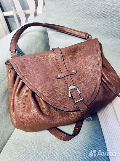 Сумка Coccinelle коричнево-бордовая