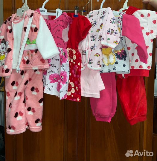 Детские вещи на девочку до 1,5 года (пакетом)