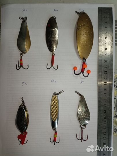 Блёсны СССР набор, Таурагский завод