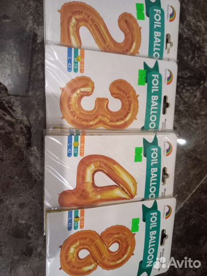 Воздушные шары цифры