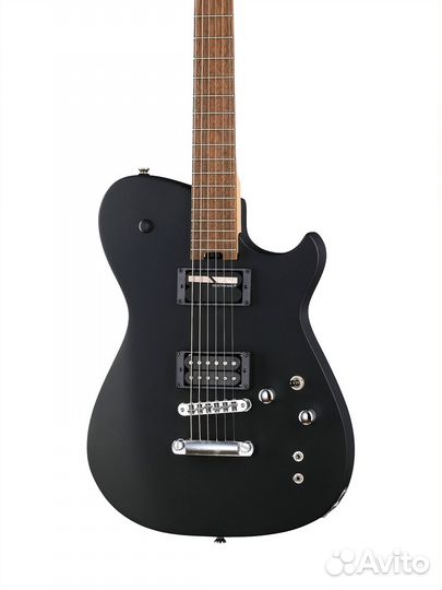 Электрогитара, черная Cort MBM-2H-Sustainiac-sblk