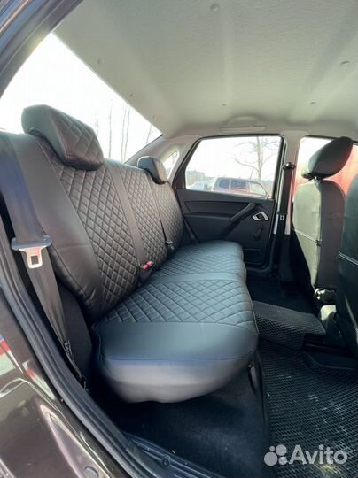 Авточехлы Лада Гранта ромб экокожа