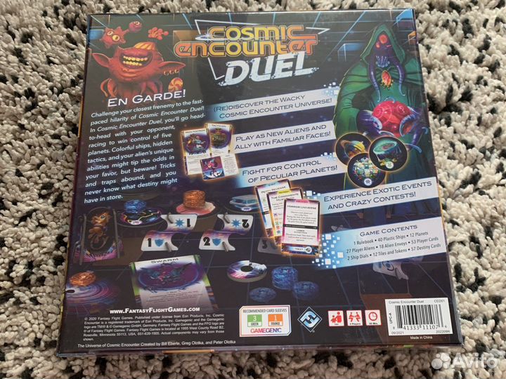 Cosmic encounter duel настольная игра