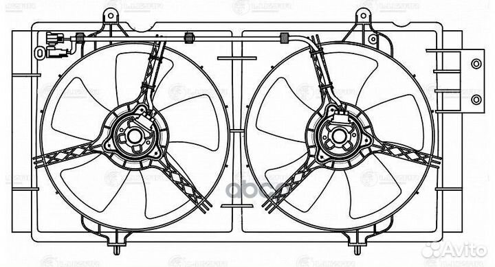 Э/вентилятор охл. lifan solano I (08) 1.6 MT
