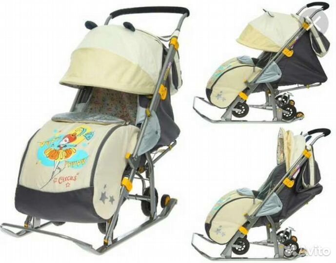 Санки-коляска Ника 7