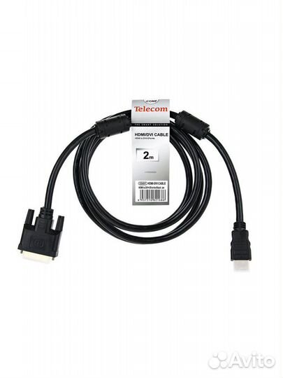 Кабели Hdmi - DVI, 2м, Telecom / TV-COM