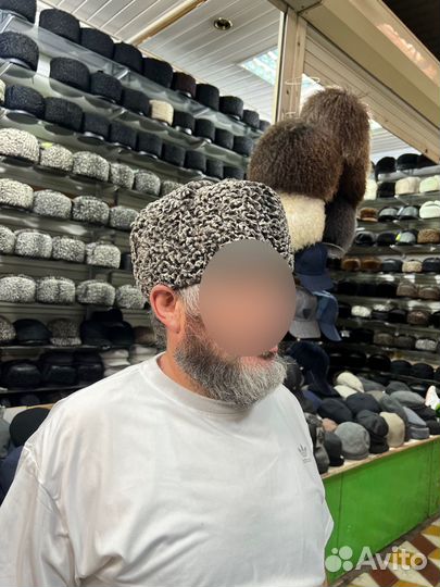 Ушанка каракуль антика