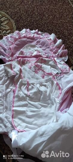 Конверт на выписку для девочки весна осень