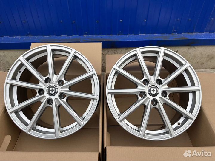 Диски r16 5x114,3 HRE P400 серебро HS