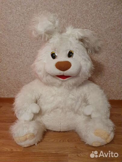 Большая мягкая игрушка заяц