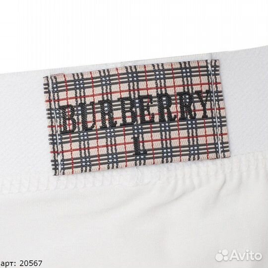 Трусы мужские Burberry белые