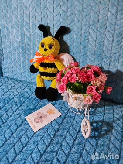 Весёлая пчёлка ручной работы
