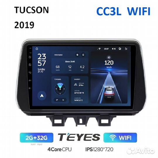 Teyes CC3L WiFi для Hyundai Tucson 2019