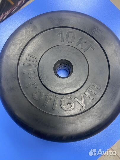Блины для штанги,гантелей 10 кг